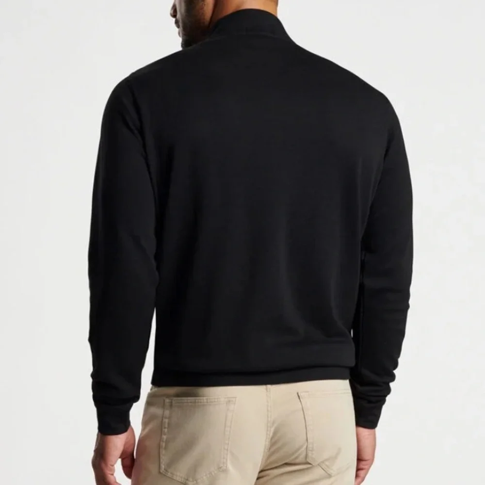 50% off w♥️ Peter Millar Crown Comfort 1/4 Zip Pullover canyon creek energy logo